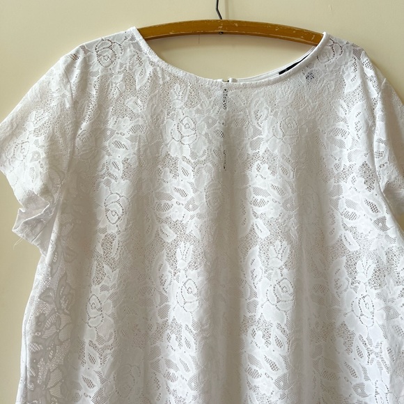 White Lace Top - Picture 2 of 6